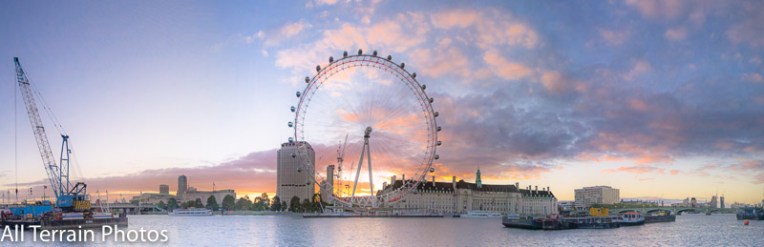 London Eye at dawn